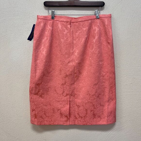 NWT Pendleton Pink Floral Blazer & Pencil Skirt Set Business Suit SZ 16 - Picture 6 of 10